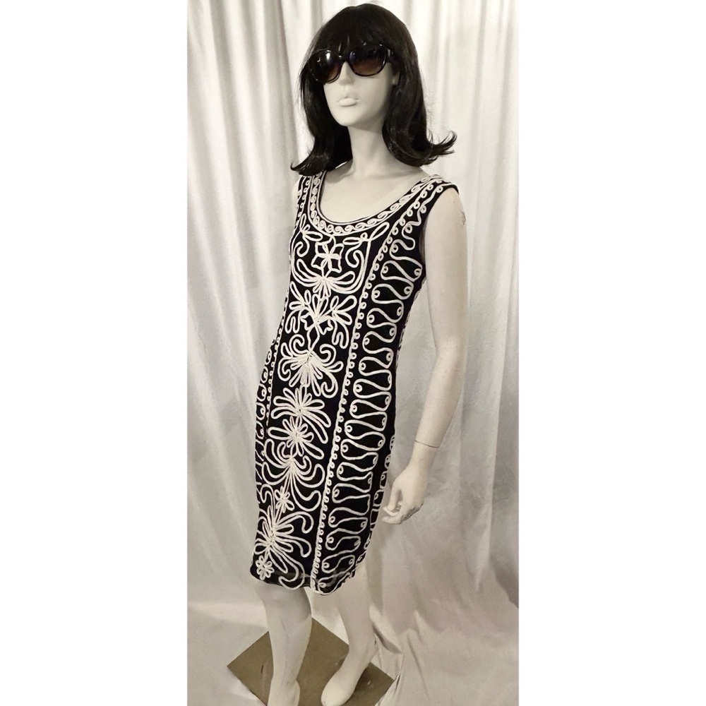 T & W Designs Black and White Dress - Picture 2 of 3